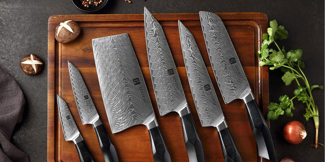Types of Steel Xinzuo Knives 10Cr15CoMoV Chinese VG10 Steel