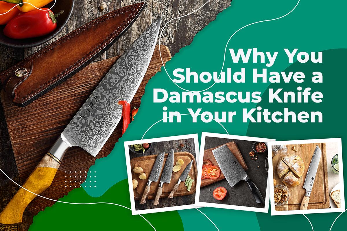 Why You Should Have a Damascus Knife in Your Kitchen - The Bamboo Guy