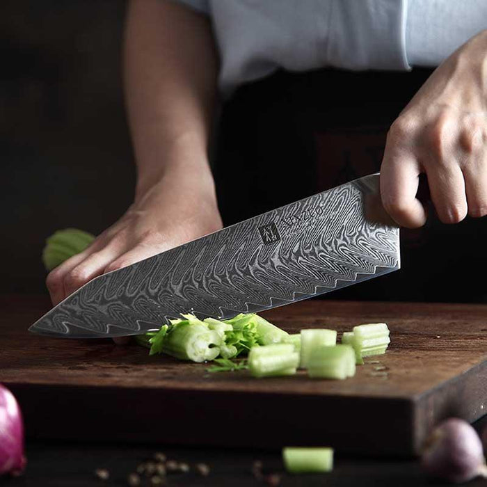 Xinzuo B27 8.5" 67 Layer Japanese Damascus Chef Knife Damascus Steel Chef Knife