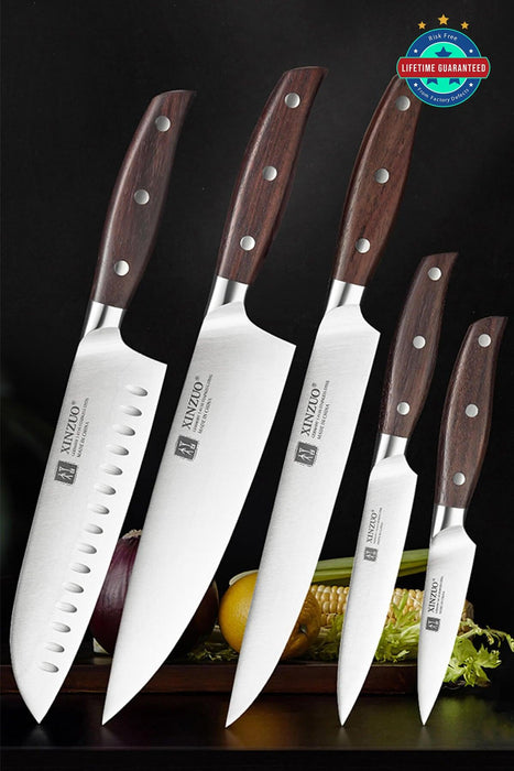 Xinzuo B35 5 Pcs German Steel Kitchen Knife Set