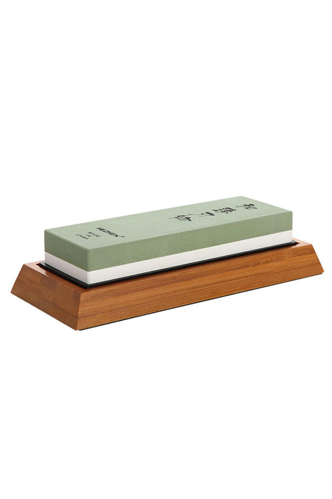 Hezhen Whetstone Knife Sharpener 2 sided green