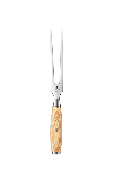Xinzou B37S Composite Stainless Steel Carving Fork - Meat Fork 9