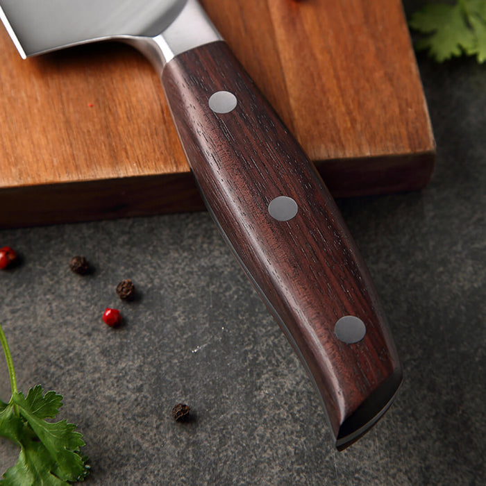 Xinzuo B35 5 Pcs German Steel Kitchen Knife Set with Carbon Steel Open Box
