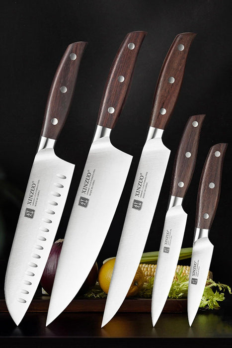 Xinzuo B35 5 Pcs German Steel Kitchen Knife Set