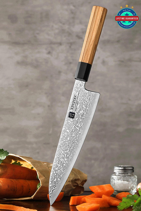 Xinzuo Zhen Series Damascus Japanese Chef Knife