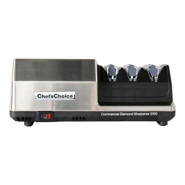 Chef'sChoice 2100 Knife Sharpener 0210008 Brushed Metal