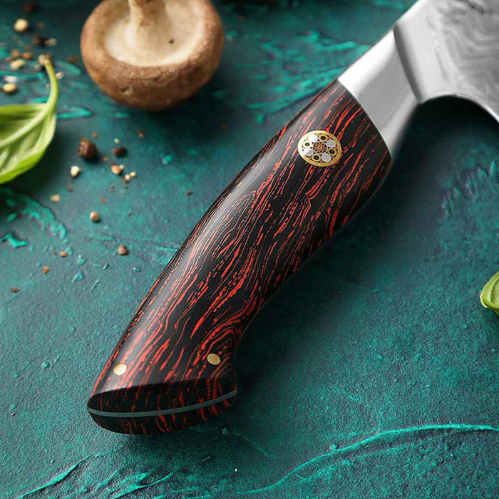 HEZHEN B38 8.5" 73 Layer Damascus Chef Knife Open Box