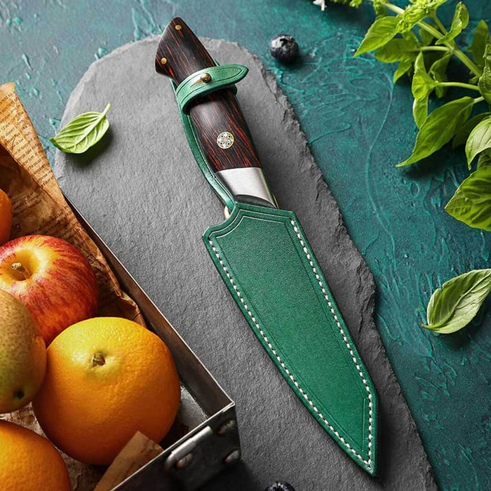 HEZHEN B38 8.5" 73 Layer Damascus Chef Knife Open Box